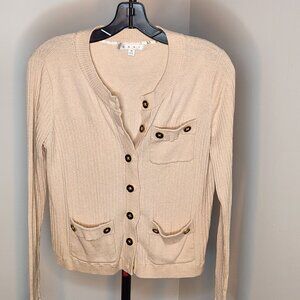 CAbi Blush Pink Button Front Cardigan - Size Medium